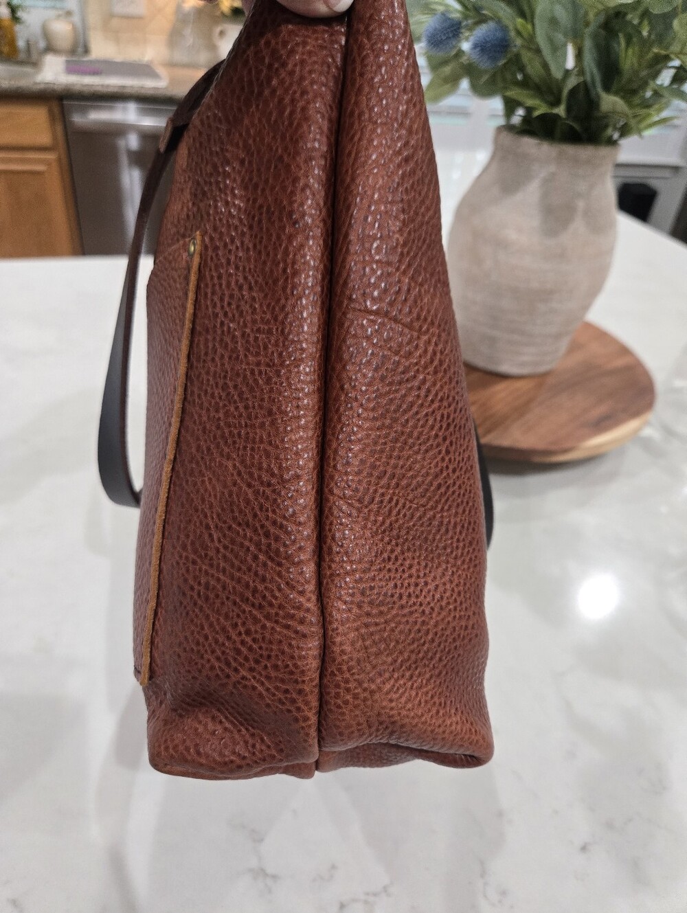 Portland Leather Goods Classic Small Tote In Nutmeg - Picture 6 of 10